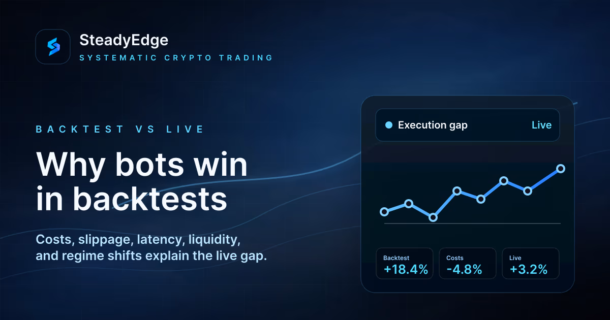 Why a Crypto Bot Wins in Backtests but Loses Live