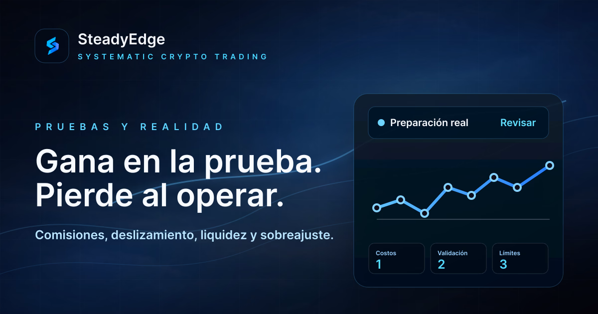 Por qué un robot de criptoactivos gana en las pruebas y pierde al operar realmente